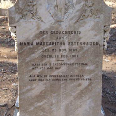 ESTERHUIZEN Maria Margaritha 1869-1907