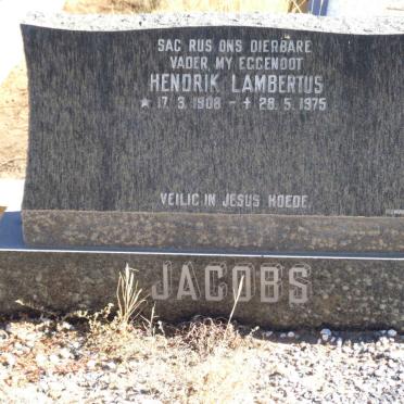 JACOBS Hendrik Lambertus 1908-1975
