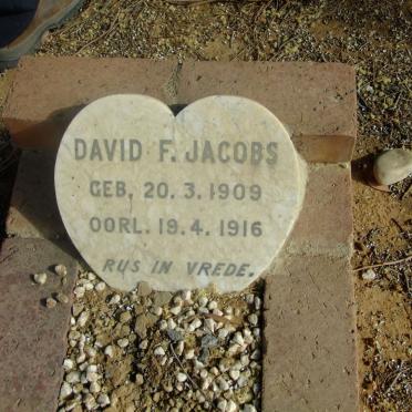 JACOBS David F. 1909-1916