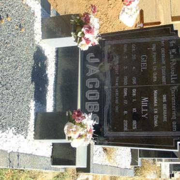 JACOBS Giel 1916-1980 &amp; Milly 1925-2008