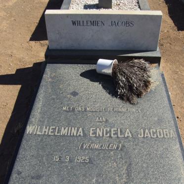 JACOBS Wilhelmina Engela Jacoba nee VERMEULEN 1925-2009