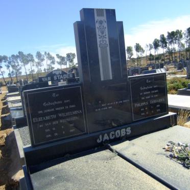 JACOBS Philippus Gerhardus 1906-1978 &amp; Elizabeth Wilhelmina VAN DER WESTHUIZEN 1912-1987
