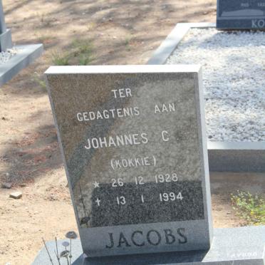 JACOBS Johannes C. 1928-1994