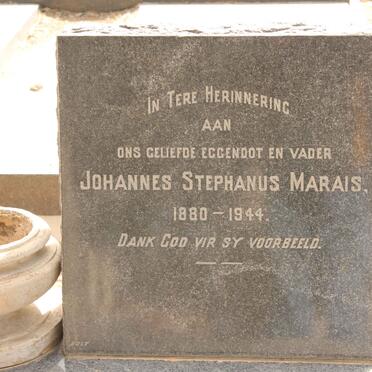 MARAIS Johannes Stephanus 1880-1944