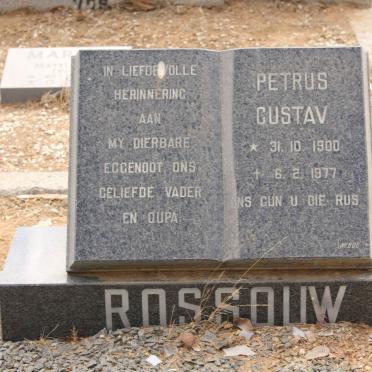 ROSSOUW Petrus Gustav 1900-1977