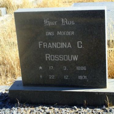ROSSOUW Francina C. 1886-1971