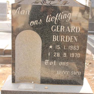 ROSSOUW Gerard Burden 1963-1970