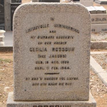 ROSSOUW Cecilia nee JACOBS 1909-1944