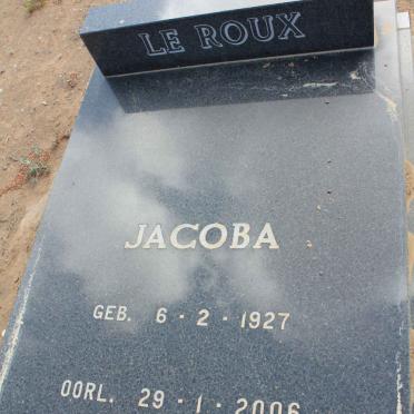 ROUX Jacoba, le 1927-2006