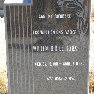 ROUX Willem H.H., le 1911-1971