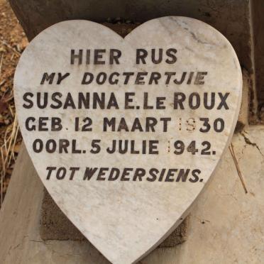 ROUX Susanna E., le 1930-1942