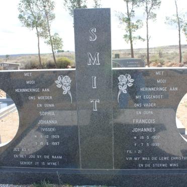 SMIT Francois Johannes 1907-1995 &amp; Sophia Johanna VISSER 1909-1997