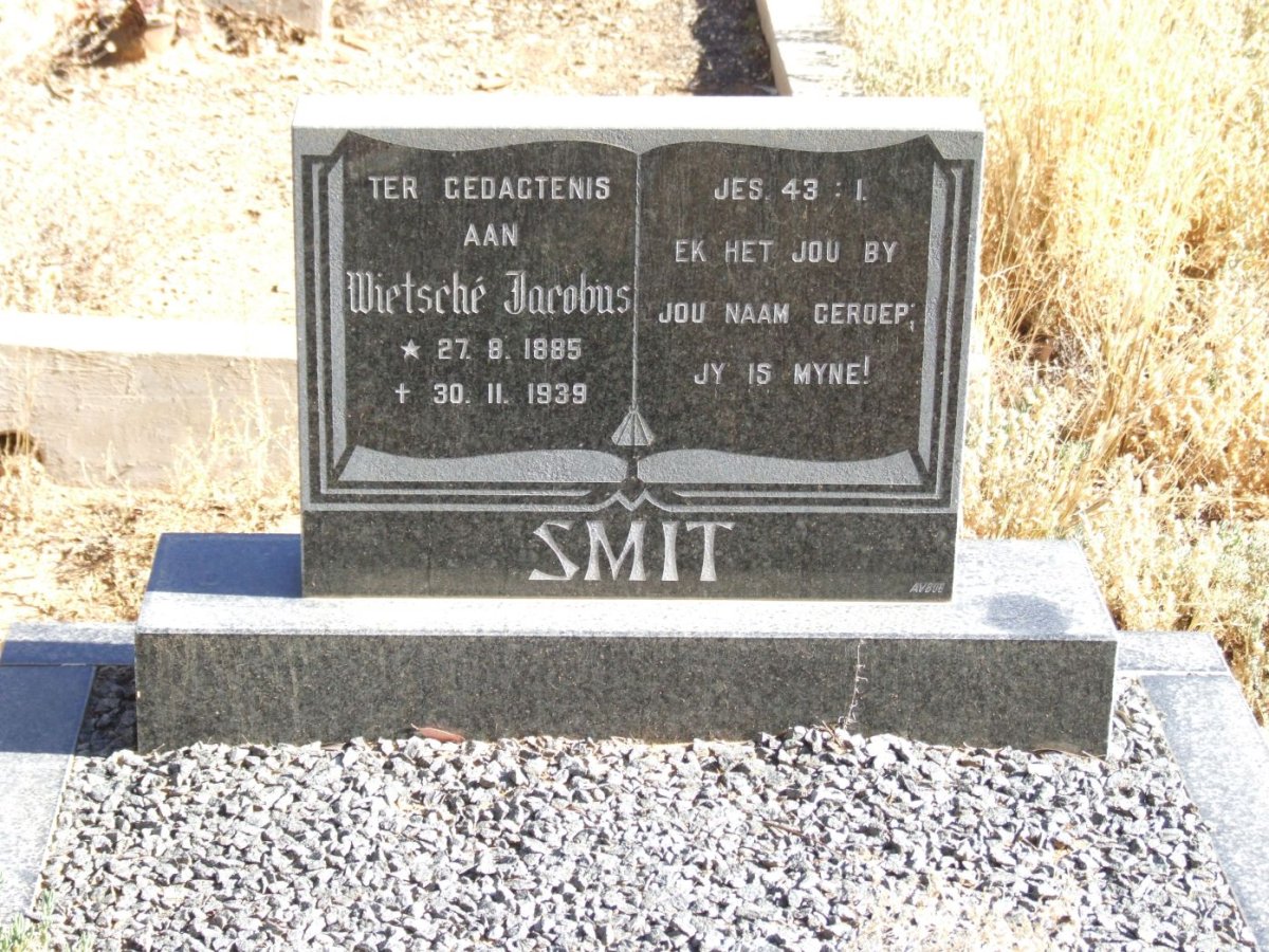 SMIT Wietsche Jacobus 1885-1939