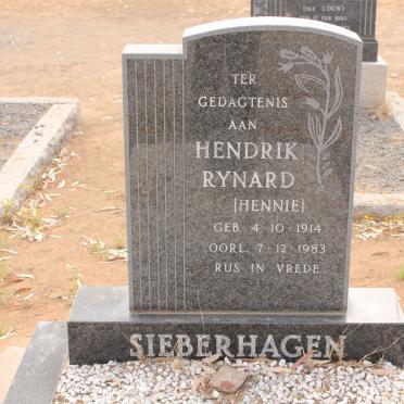 SIEBERHAGEN Hendrik Rynard 1914-1983