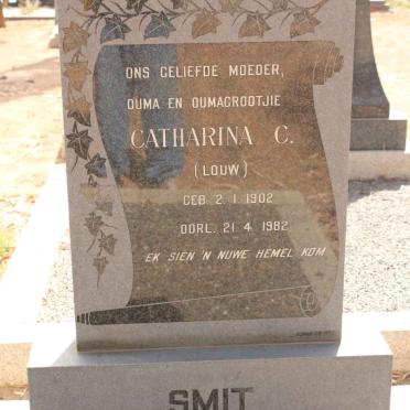 SMIT Catharine C. nee LOUW 1902-1982
