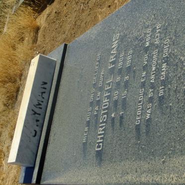 SNYMAN Christoffel Frans 1906-1983