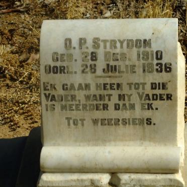 STRYDOM O.P. 1910-1936