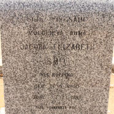 SMIT Jacoba Elizabeth nee RUPPING 1900-1988