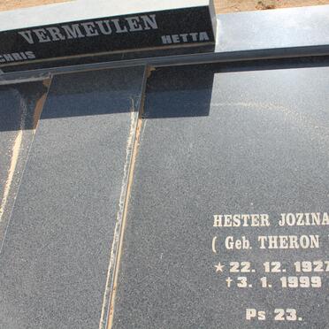 VERMEULEN Hester Jozina nee THERON 1927-1999