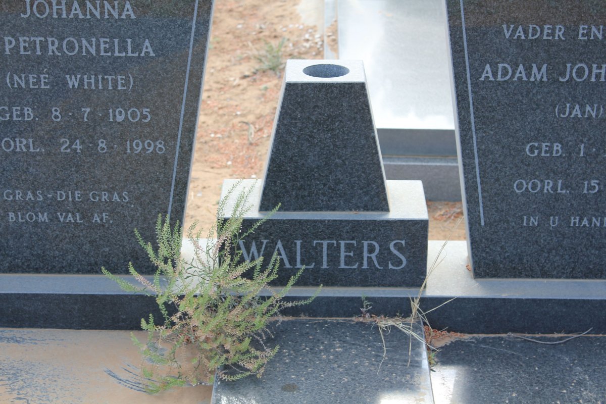 WALTERS Adam Johannes 1902-1988 & Johanna Petronella WHITE 1905-1998
