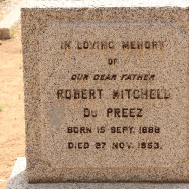 PREEZ Robert Mitchell, du 1888-1953