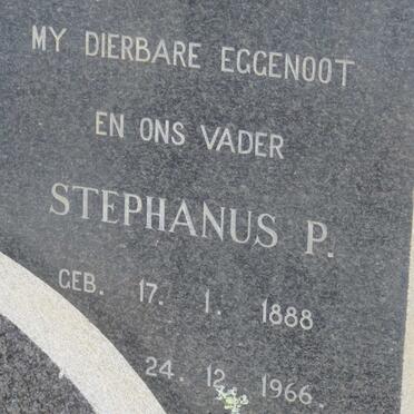 ? Stephanus P. 1888-1966 &amp; Susanna J. REITZ 1895-1976