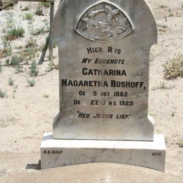 BOSHOFF Catharina Magaretha 1882-1925