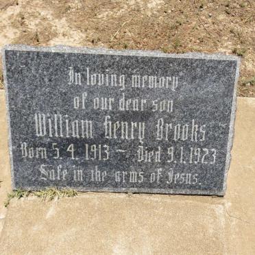 BROOKS William Henry 1913-1923