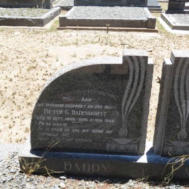 BADENHORST Pieter G. 1898-1956 &amp; Magdalena S. VENTER 1904-1971