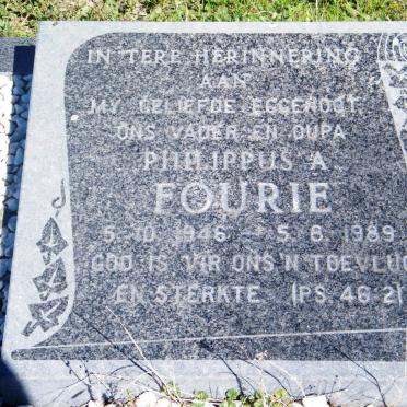 FOURIE Philippus A. 1946-1989