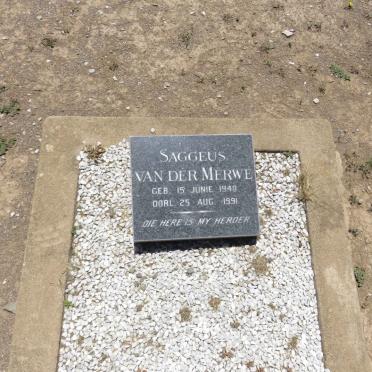 MERWE Saggeus, van der 1940-1991