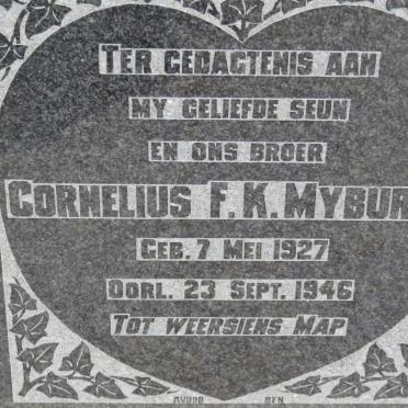 MYBURGH Cornelius F.K. 1927-1946