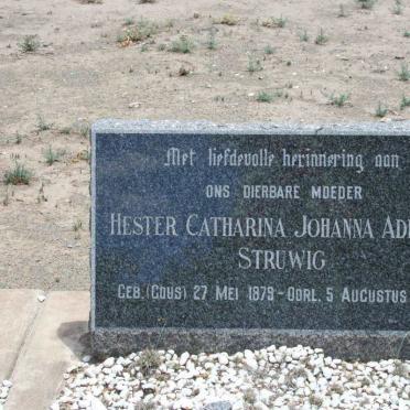 STRUWIG Hester Catharina Johanna Adriana nee GOUS 1879-1953