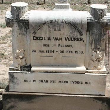 VUUREN Cecilia, van nee DU PLESSIS 1894-1933