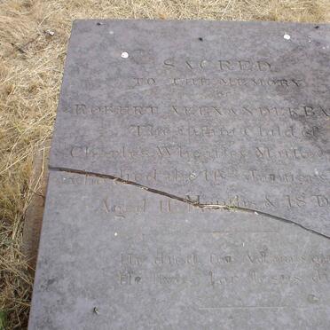 MATHEWS Robert Alexander Bates -1854