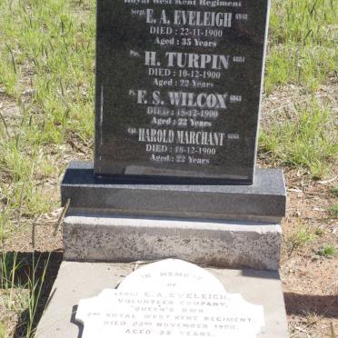 EVELEIGH E.A. -1900 :: TURPIN H. -1900 :: WILCOX F.S. -1900 :: MARCHANT Harold -1900