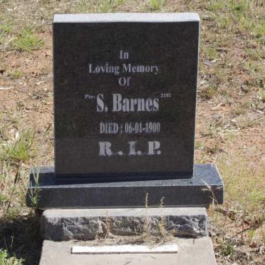 BARNES S. -1900