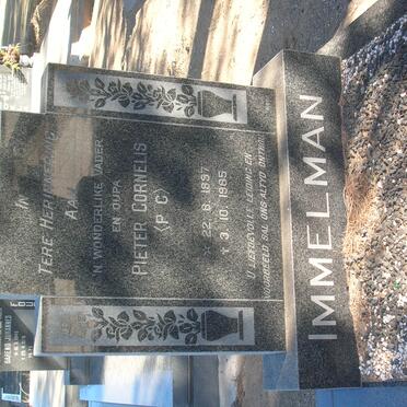 IMMELMAN Pieter Cornelis 1897-1985