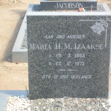ISAAKSE Maria H.M. 1885-1973