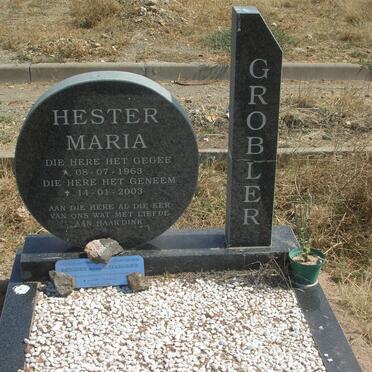 GROBLER Hester Maria 1963-2003 :: GROBLER Martin 1992-2017