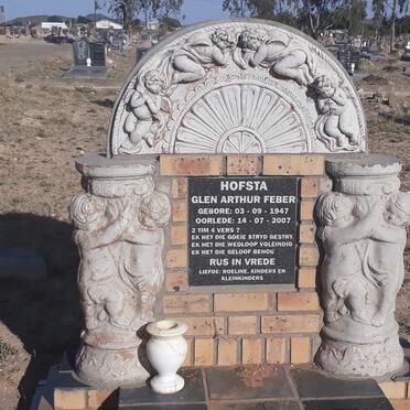 HOFSTA Glen Arthur Feber 1947-2007
