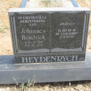 HEYDENRYCH Johannes Hendrick 1938-2000