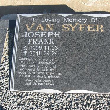 SYFER Joseph Frank, van 1939-2018