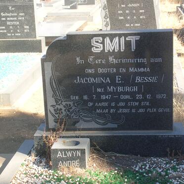 SMIT Jacomina E. MYBURGH 1947-1972