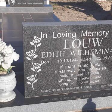LOUW Edith Wilhemina 1944-2016