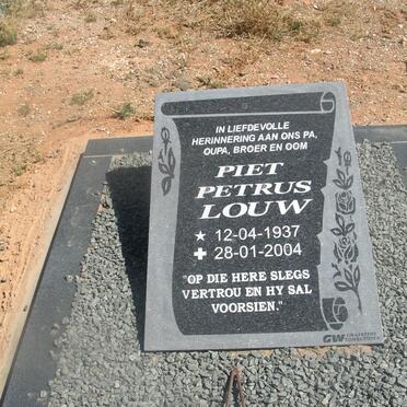 LOUW Piet Petrus 1937-2004