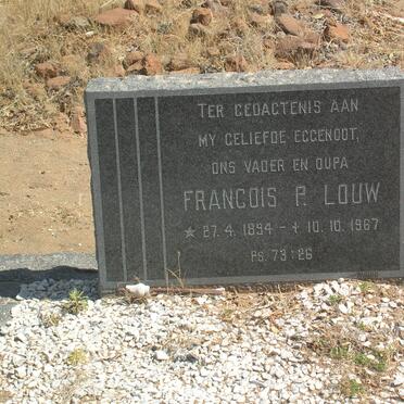 LOUW Francois P. 1894-1967