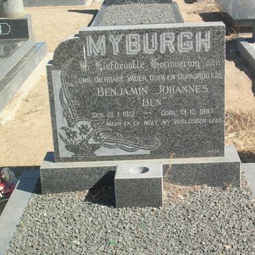 MYBURGH Benjamin Johannes 1912-1987