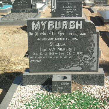 MYBURGH Stella nee VAN NIEKERK 1915-1972