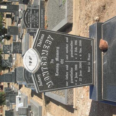 MONTGOMERY Aubrey 1908-2000 &amp; Thelma 1916-1999